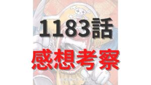ワンピース最新1183話のネタバレ確定速報raw【「雨の神ザザ」の正体はドラゴン？】